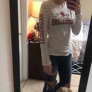 💕Women’s long sleeve Arkansas Razorbacks shirt!